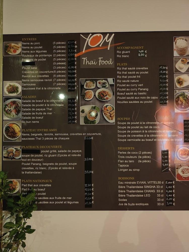 Yom Thaï Food - Menu Image 1