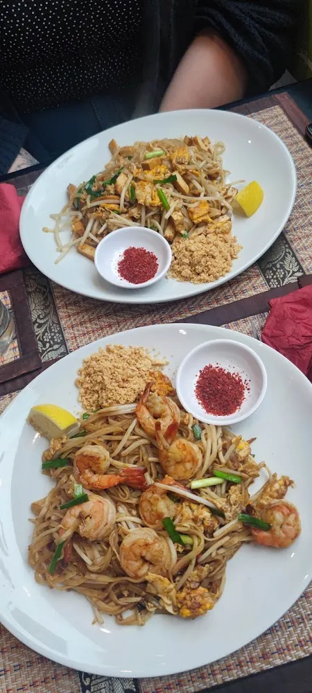 Pad Thaï Crevette Et Poulet